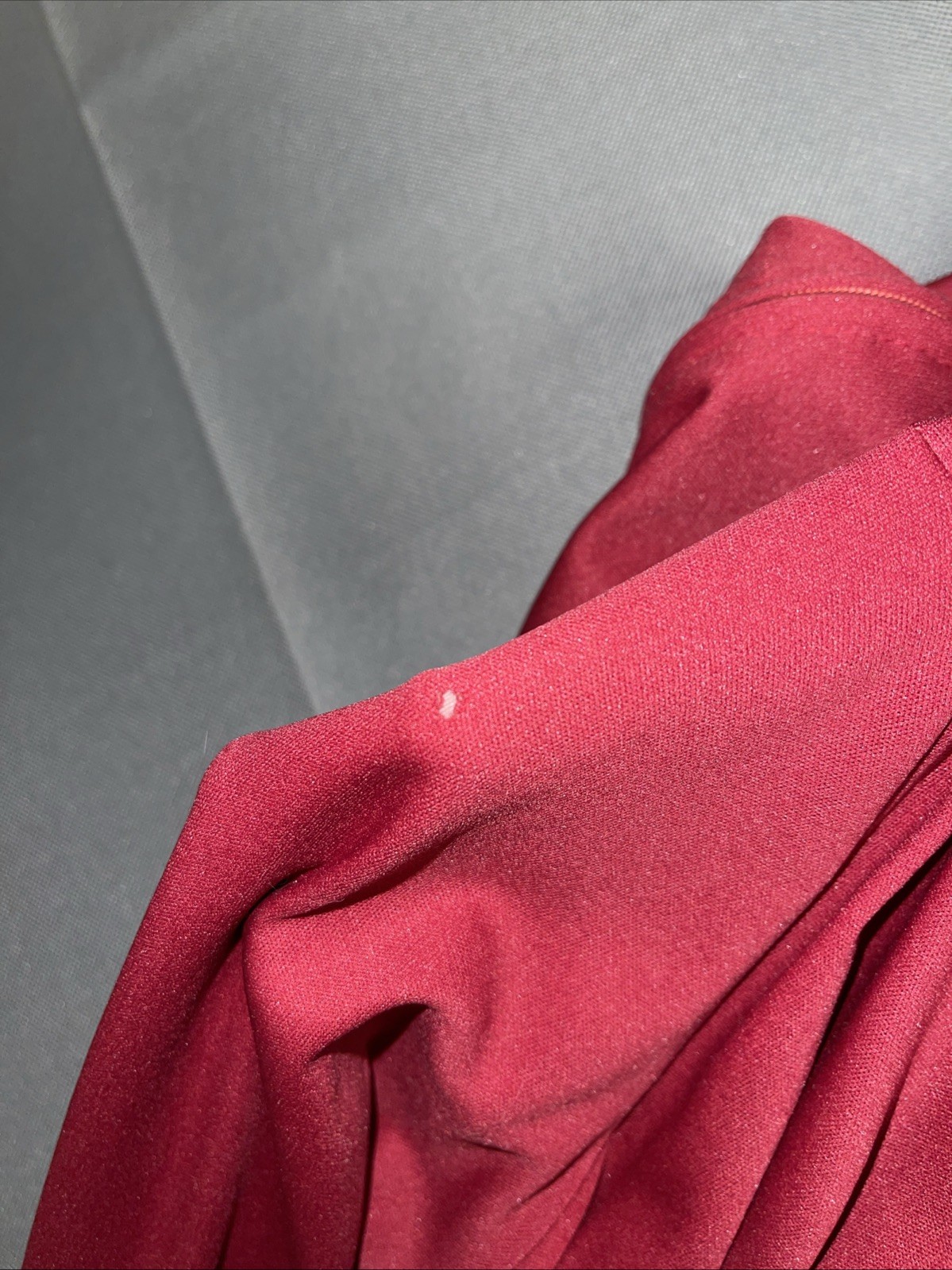 Vintage 1970s Red Polyester Disco Dress Happenings 38C 32W 54H