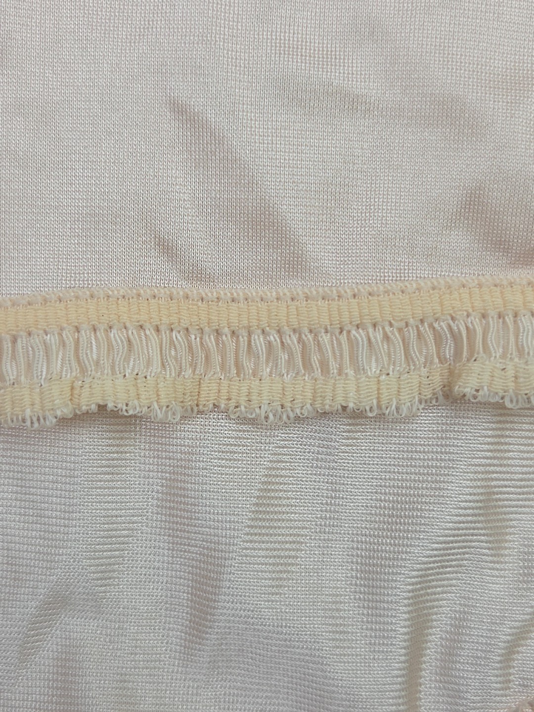 Vtg 70s 80s BALI Freeform Panty Antron Nylon Brief Pinup 2142 Beige Size 7 Large