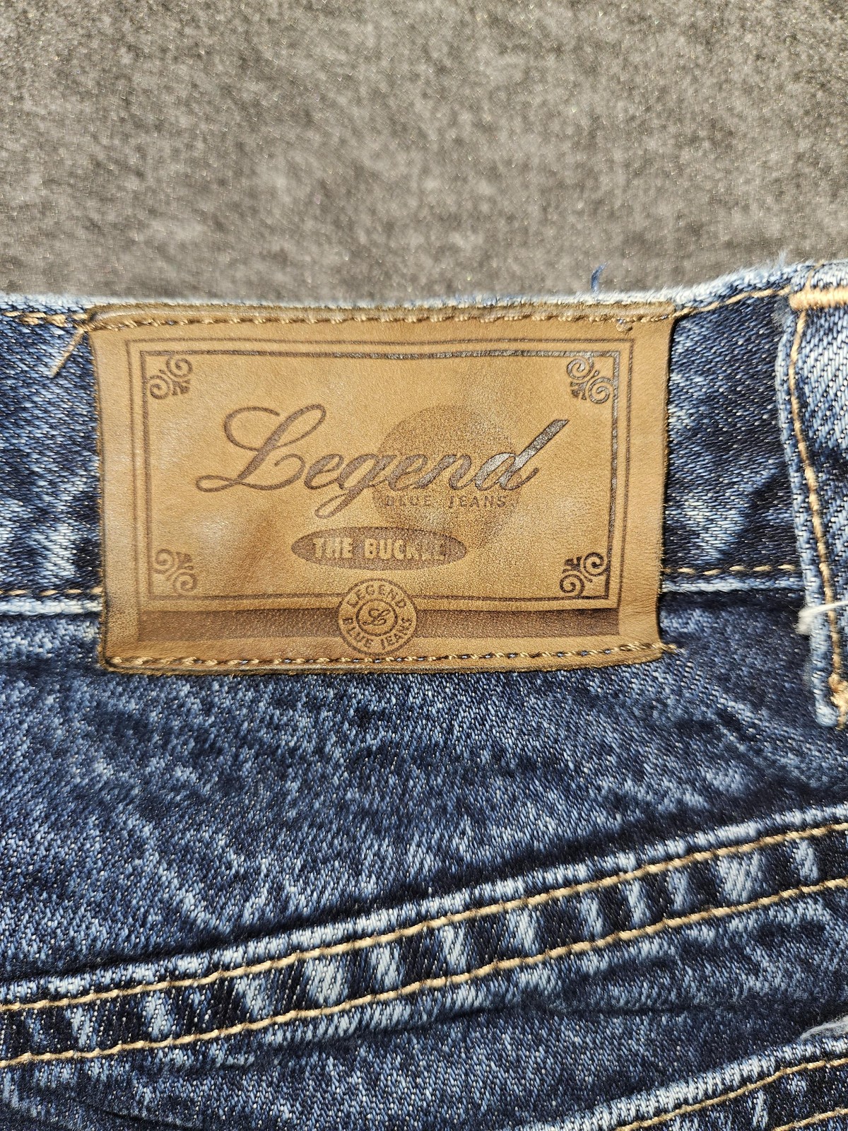 Vintage Legend BKE Jeans Women’s 32×31 Blue Supreme Fit Straight Button Fly