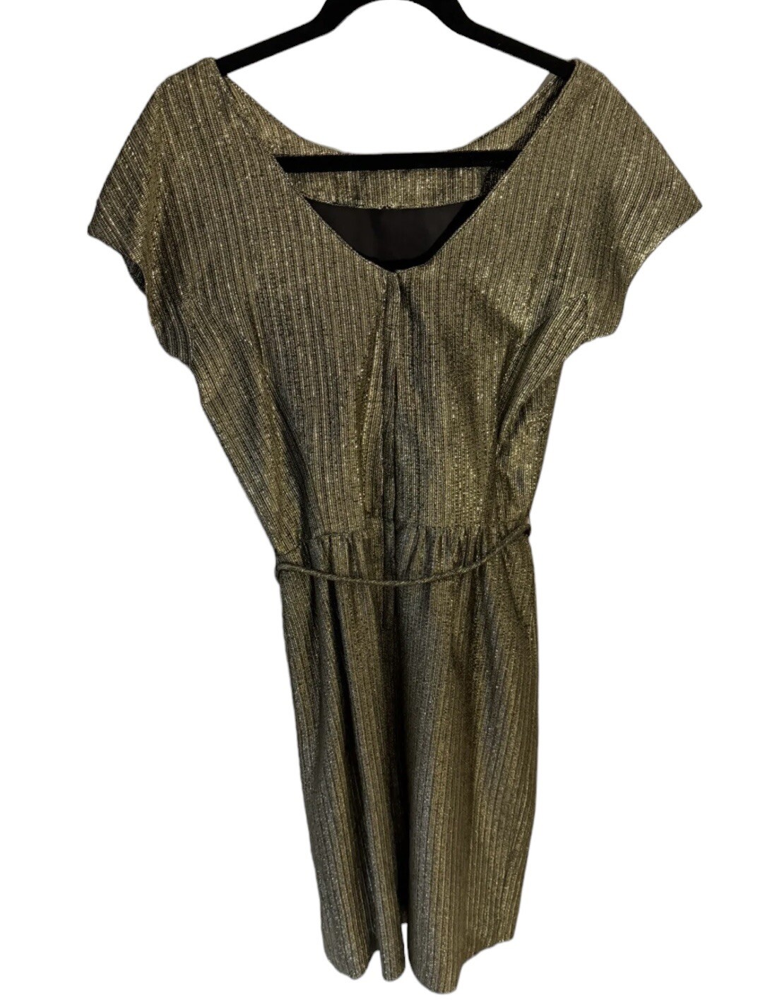 Nardis of Dallas Vintage 1960’s Gold Sparkle Dress Glitter RARE Collectible