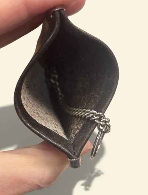 Vintage Coach squeeze key pouch