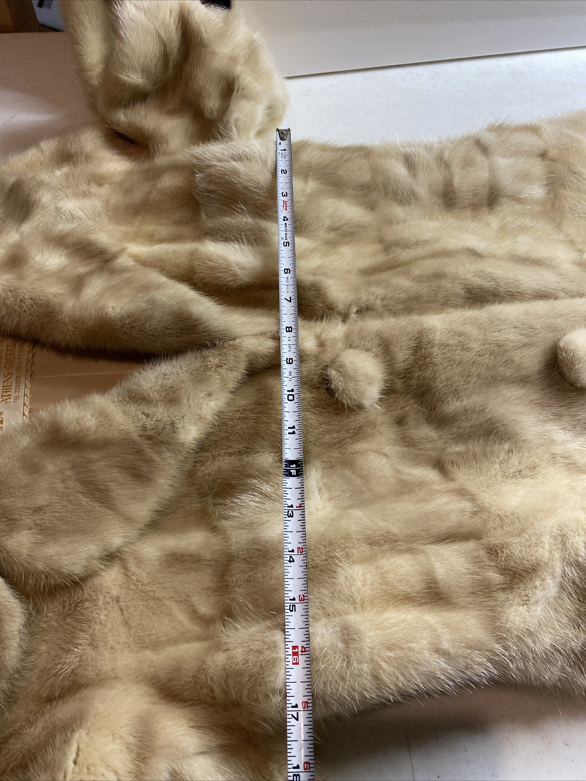 Vtg Fur Coat By GEORGE M. TRAHOS Fur House Athens Greece