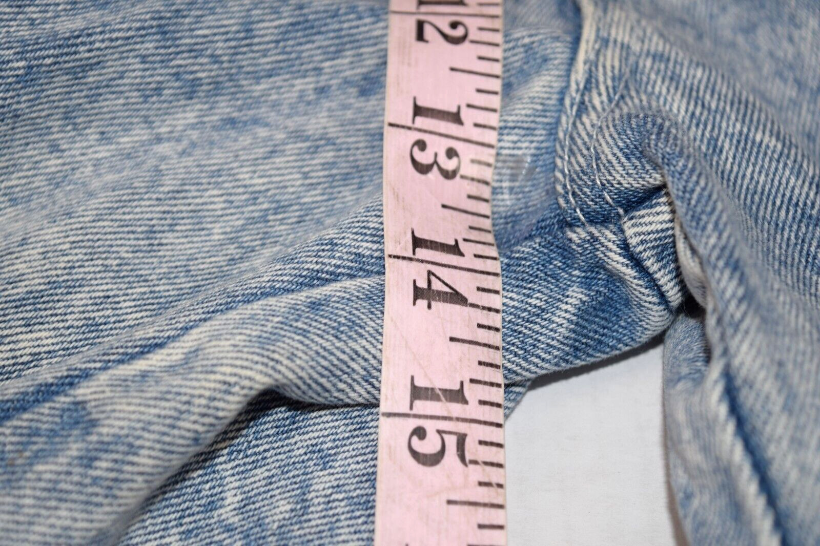 Vintage Shorts Watch LA Size XS/S 80s Denim High Waist Pleat Baggy 2 Button Zip