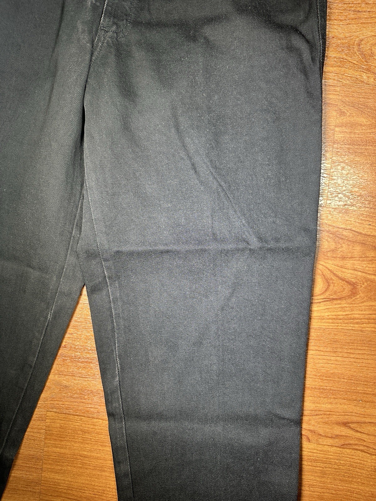 Vintage 80s Rockies Black Western Jeans Womens 15 33×36 USA Bareback 17