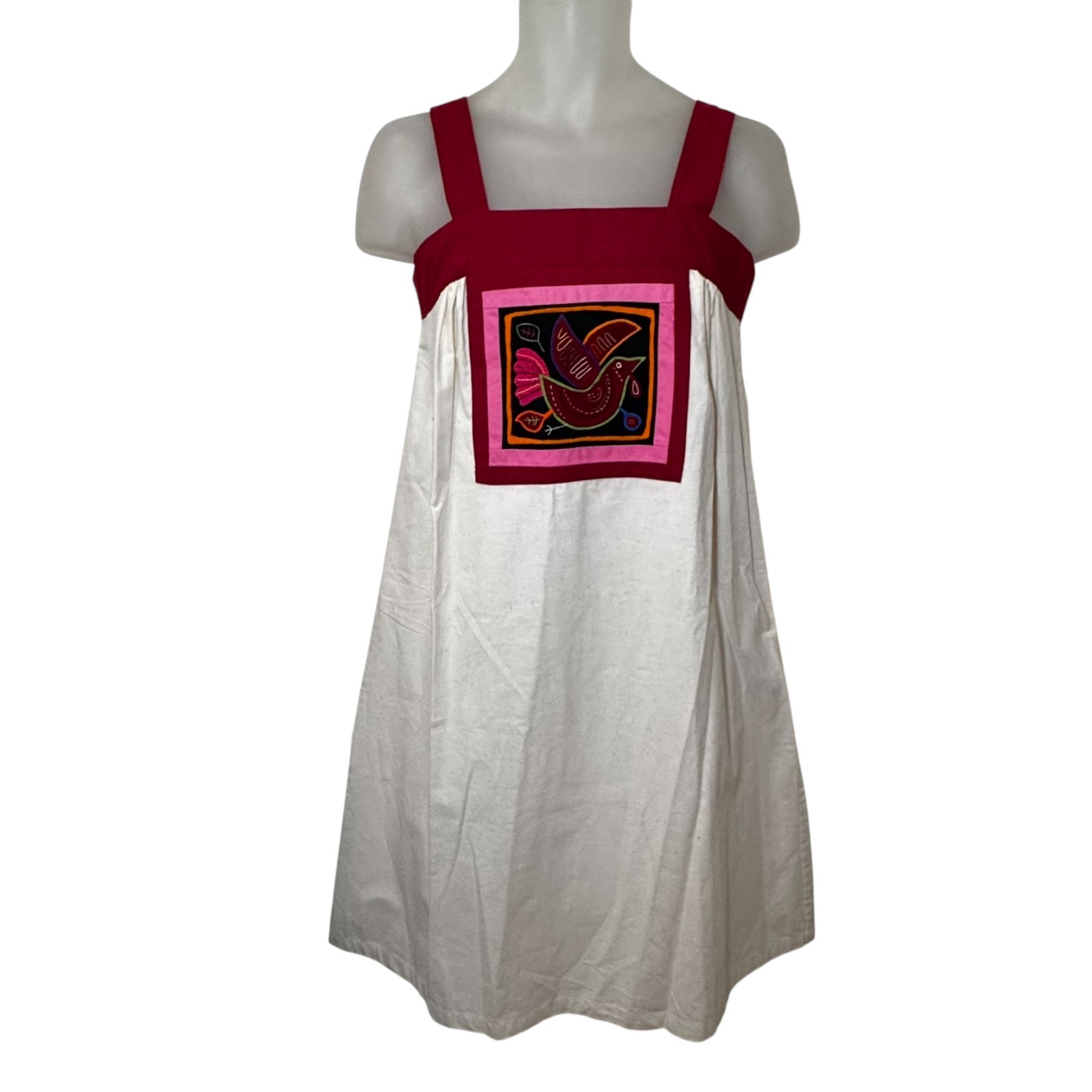Crossroads Texas Jacket & Dress Set Mola-Style Appliqué Ethnic Art Resort Wear