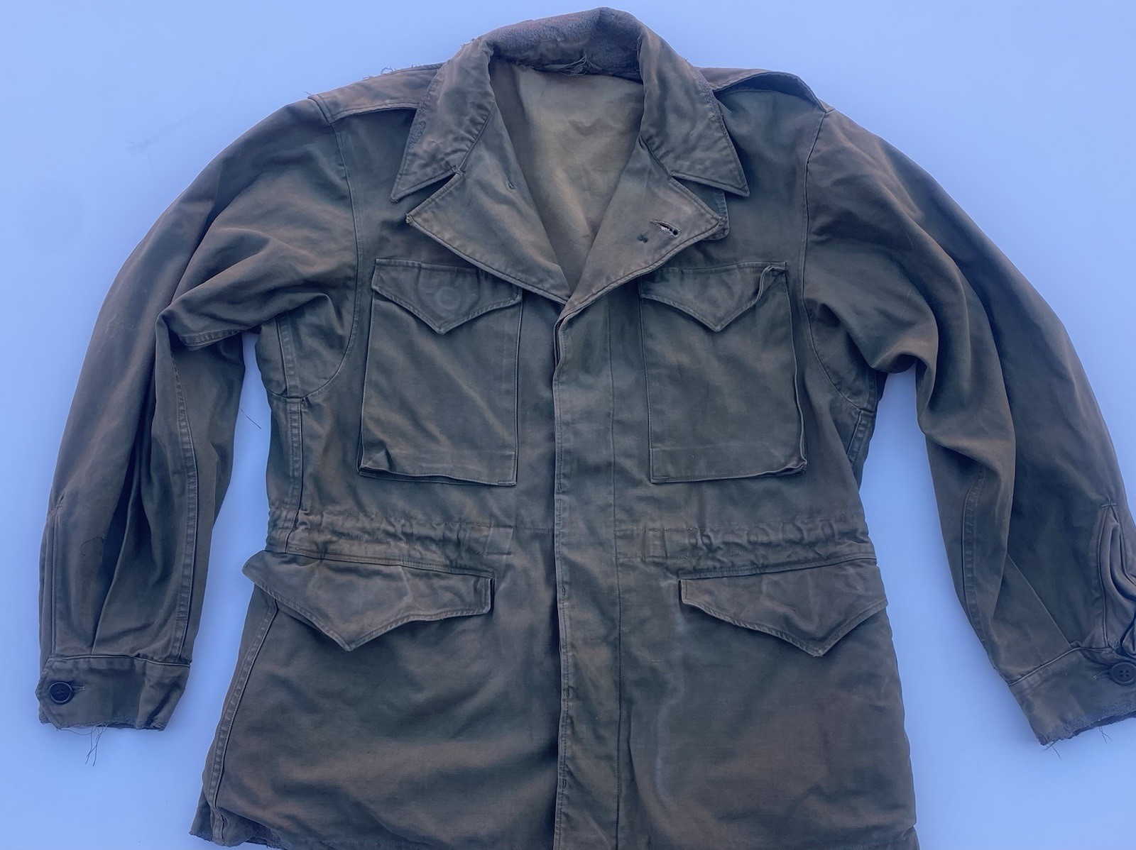 M-43 WORKD WAR II VINTAGE FIELD JACKET SIZE 38-R