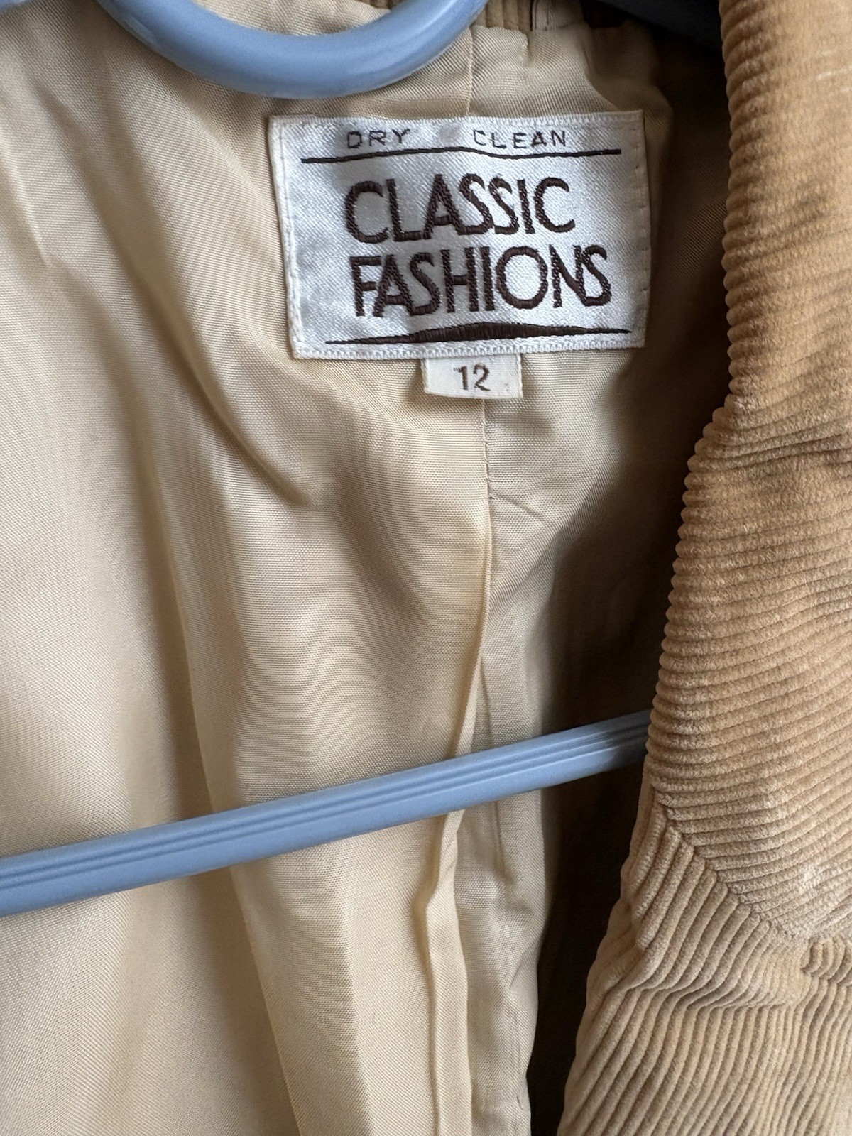 Classic Fashions 100% COTTON Blazer Size 12