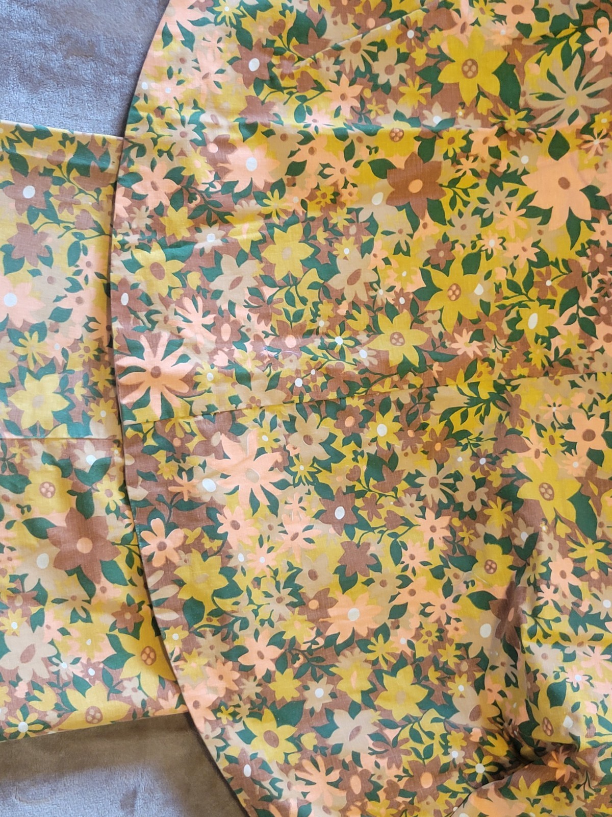 Vintage 1960s 1970s Handmade 2 Piece Women’s Set Poncho Top And Hot Pants, XS