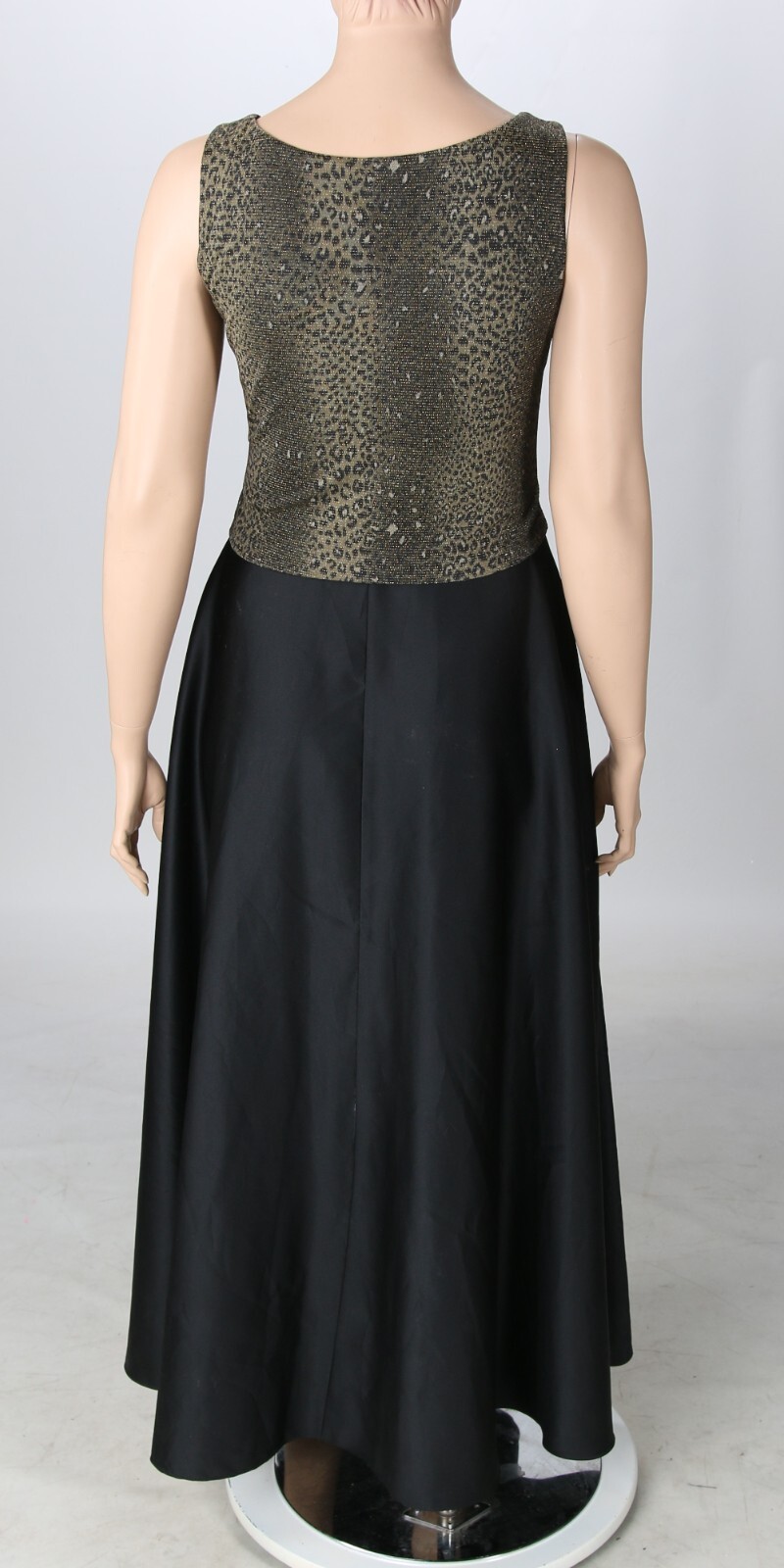 Arianna by Rachel Kaye Vintage 90s Y2K Cheetah Print Formal Party Dress sz 14