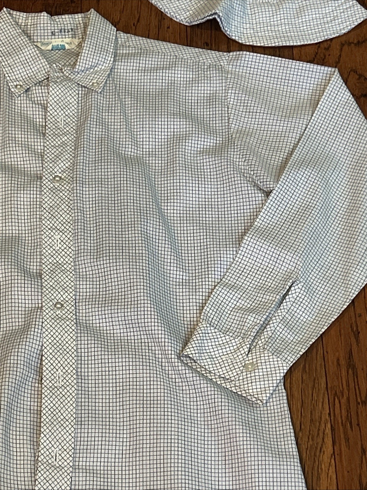 VINTAGE Sears Fashions Womens Medium Shirt House Yard Dress w/ Hat READ EUC
