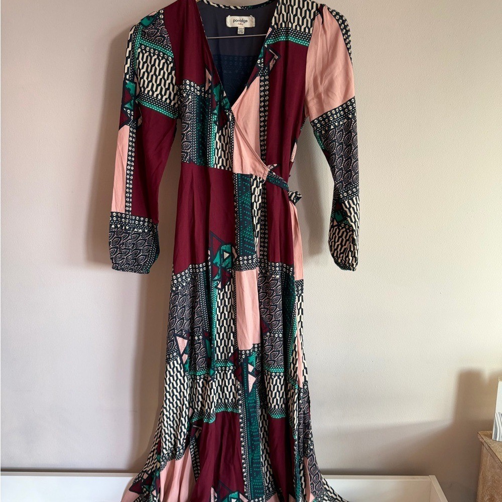 Anthropologie Porridge Virginia Wrap Maxi Dress. Xxs fits like small