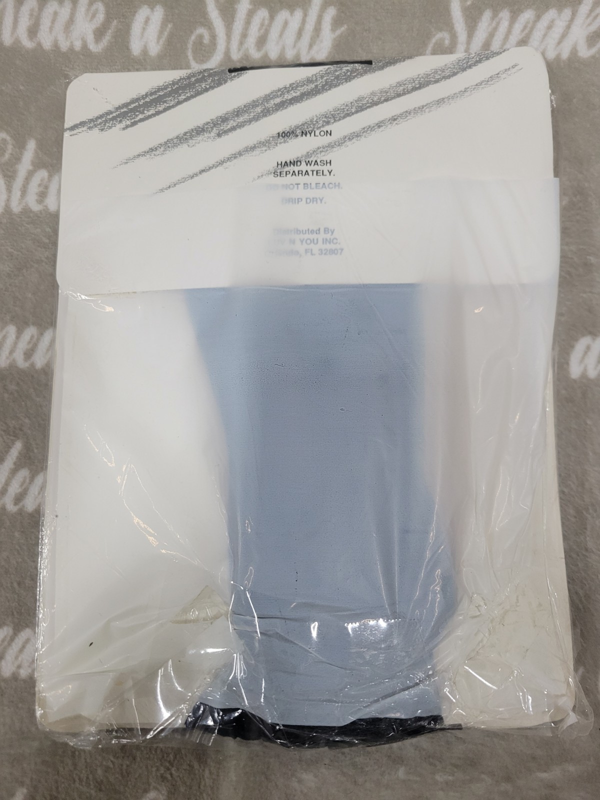 Vintage 90’s Luv N You Floral Backseam Thigh High Stockings Size 8.5-11