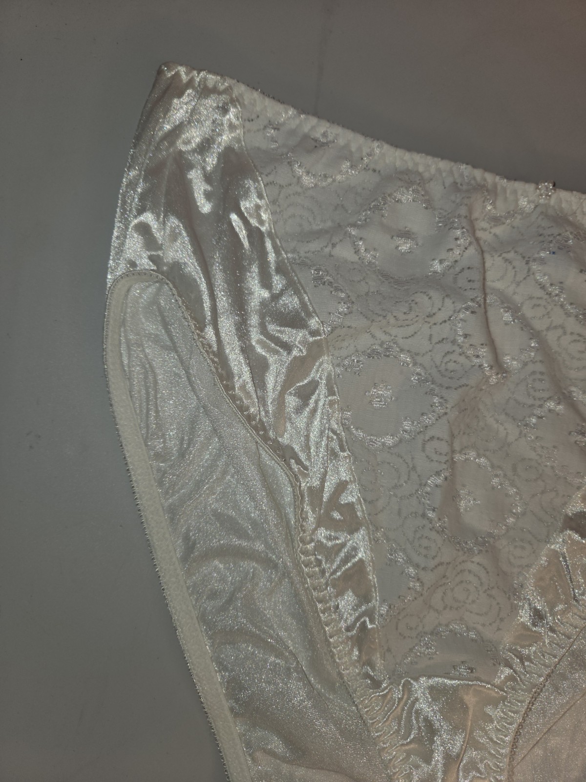 Vintage Bestform Nylon Lace Panties High Cut Size 9x White