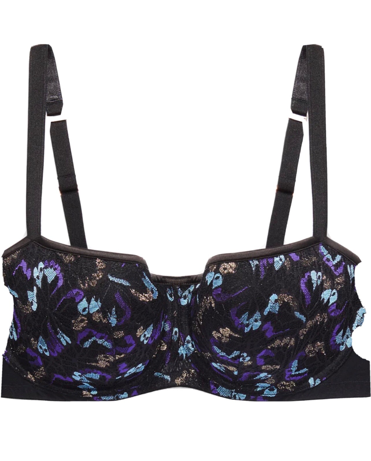 SavageXFenty- Butterfly Wings Lace & Mesh Balconette Bra
