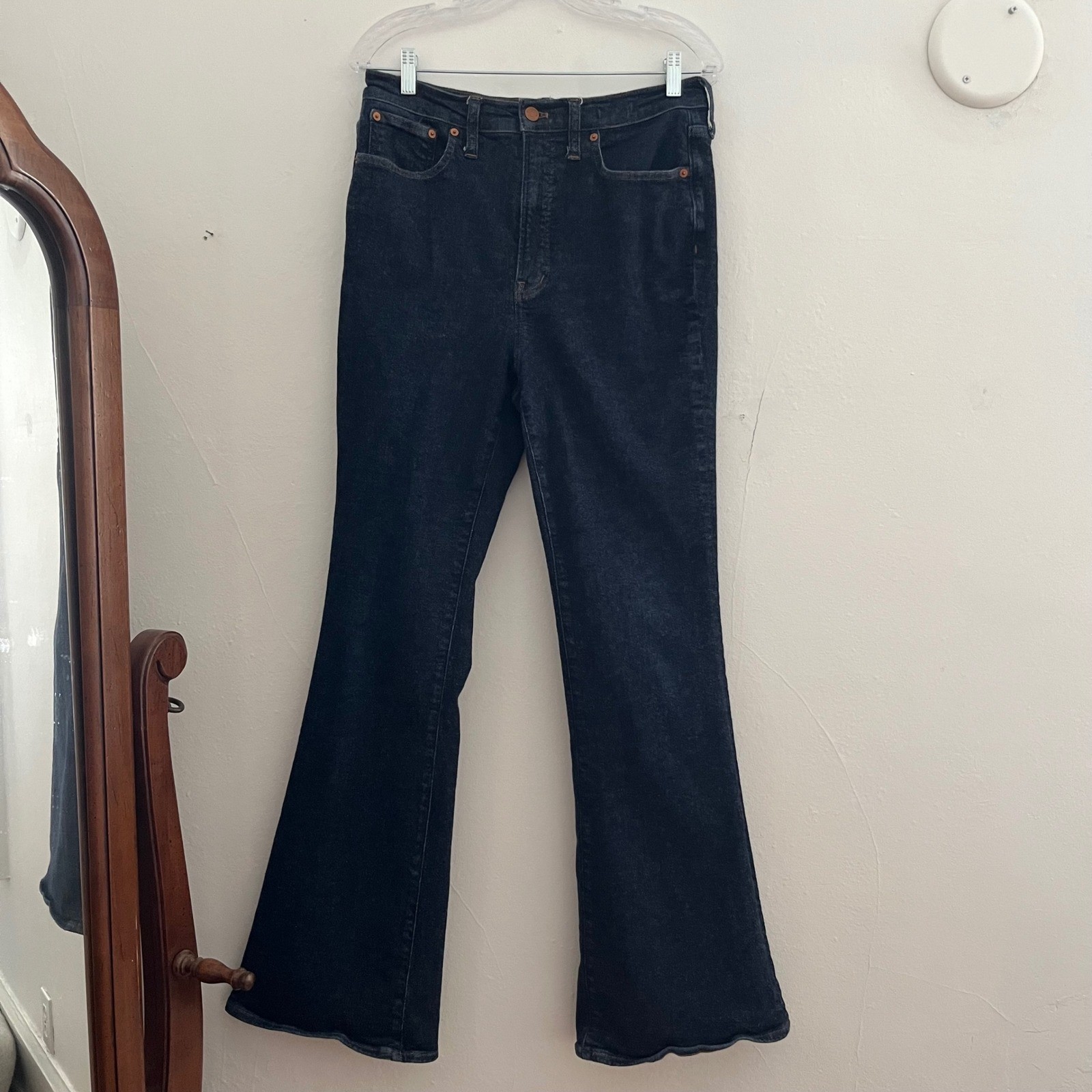 Madewell Women’s Dark Wash The Perfect Vintage Flare Jean Size 29 Tall