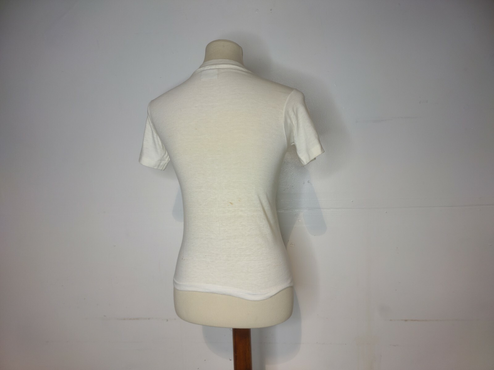 Vintage 80s Levis Fresh Idea Womens T Shirt White XS Travis You’re One Year Late