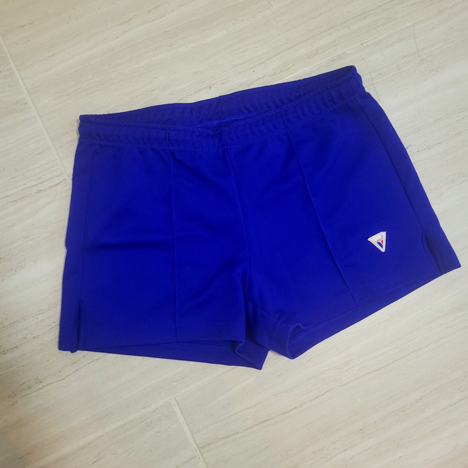 VTG 1980’s Royal Blue Varsity Shorts Women’s M Sports Cheer Gym Class