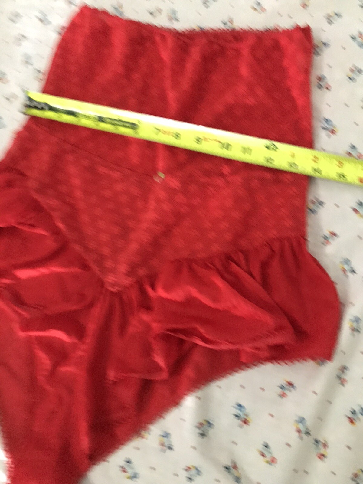 VINTAGE Spotlight Beautiful Red Panties 100% Nylon Size S