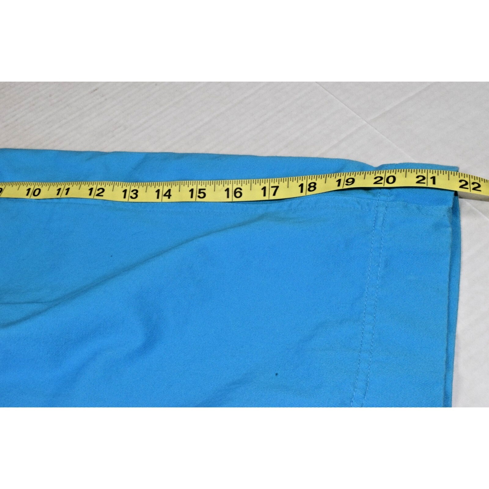 Vintage Shorts Sportables Size 6 90s Sky Blue Ultra High Waist Pleats Cotton