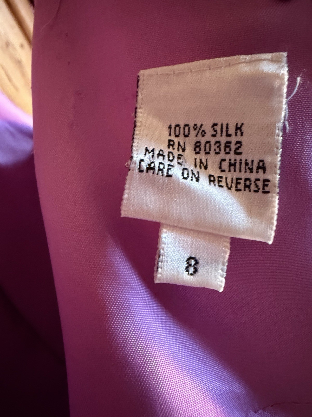Niteline Della Roufogali Silk Dress Vintage, Beaded, Size S