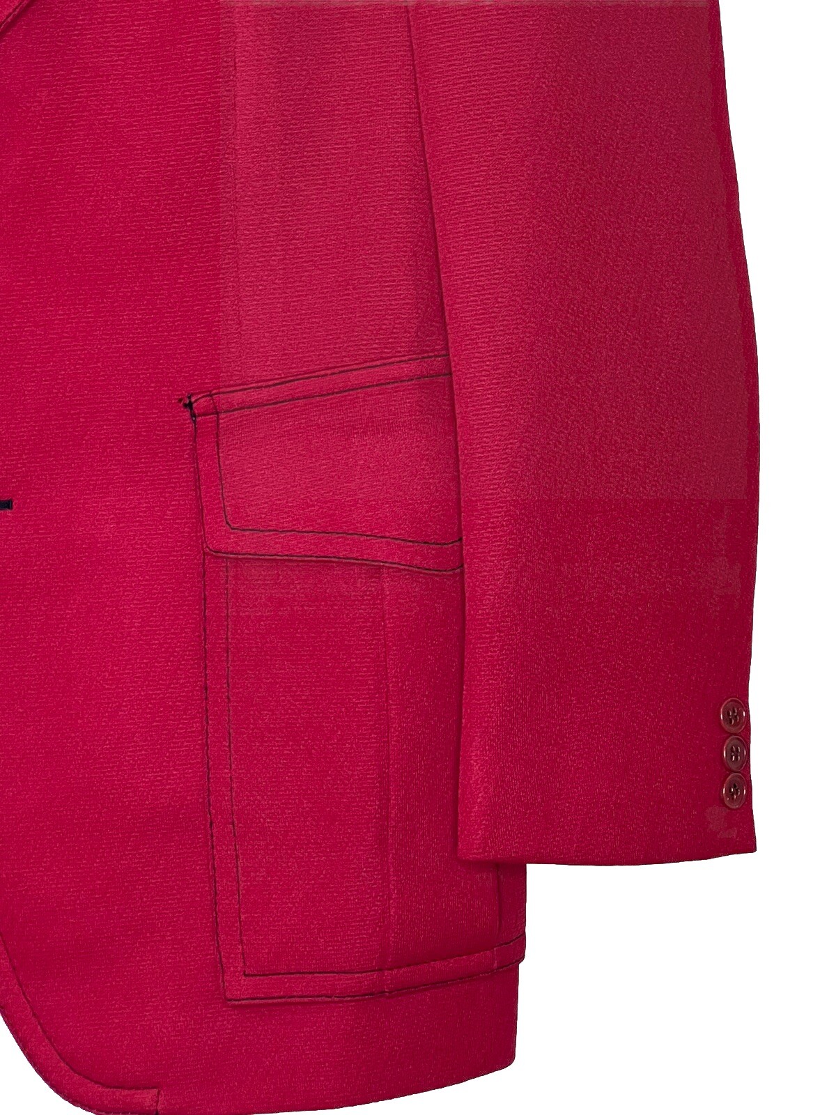 VTG Blazer HISPACOR Arturo Red Sz 40 S Original Tag Found In Pocket Fully Lined
