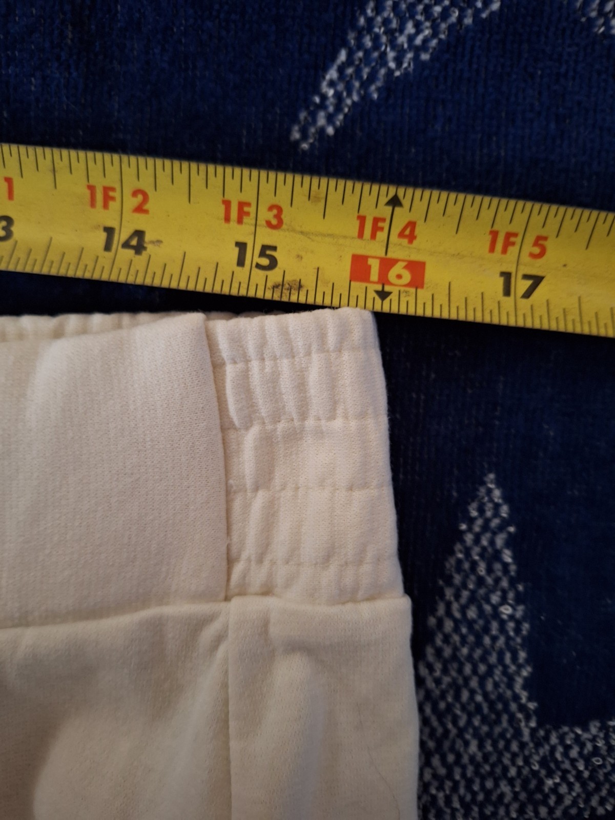 Vintage Cream Stirrup Pants 80s Size 12 Tall