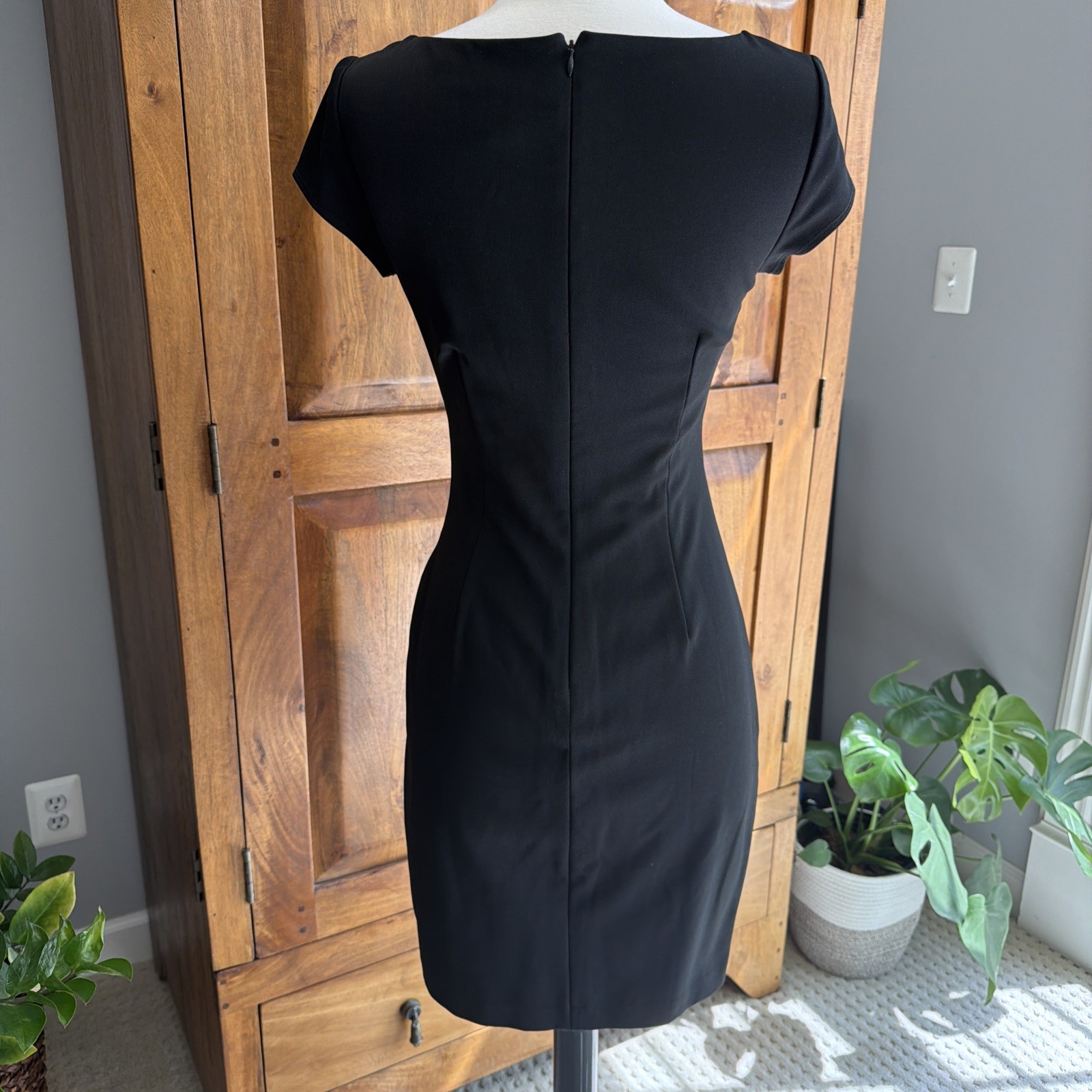 Vintage 1990s Cache Little Black Dress Size 4