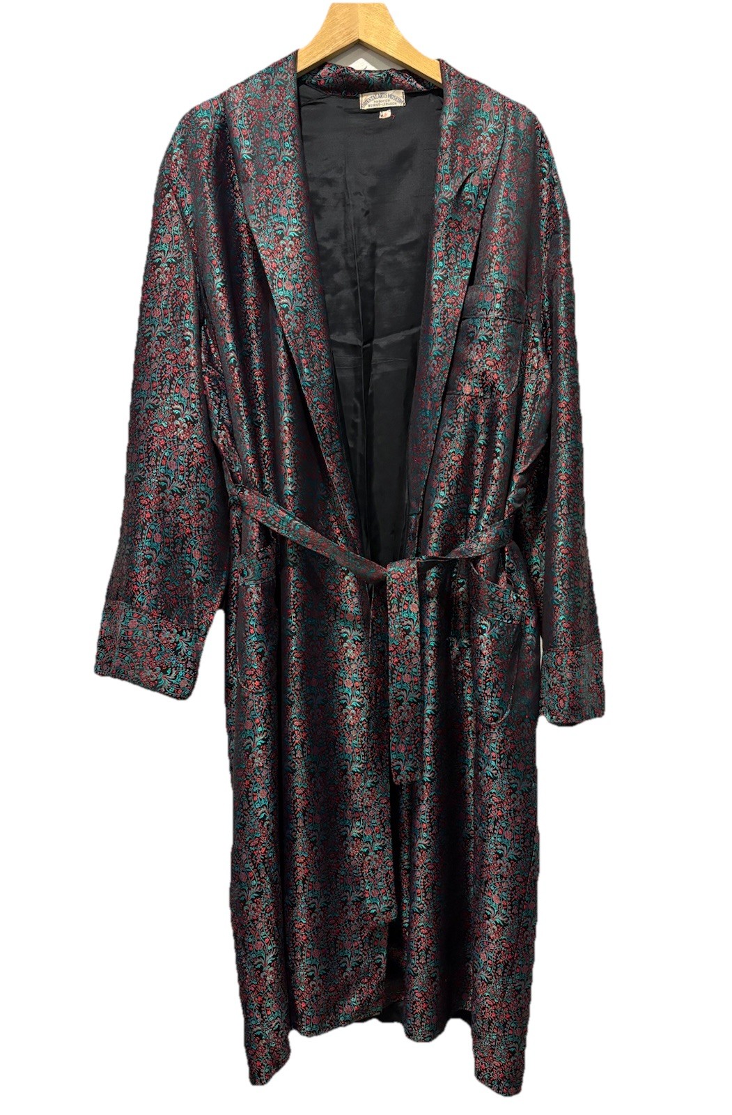 Antique Vintage 1920s Silk Coat Robe Paisley Oriental Arts Museum Beirut Lebanon