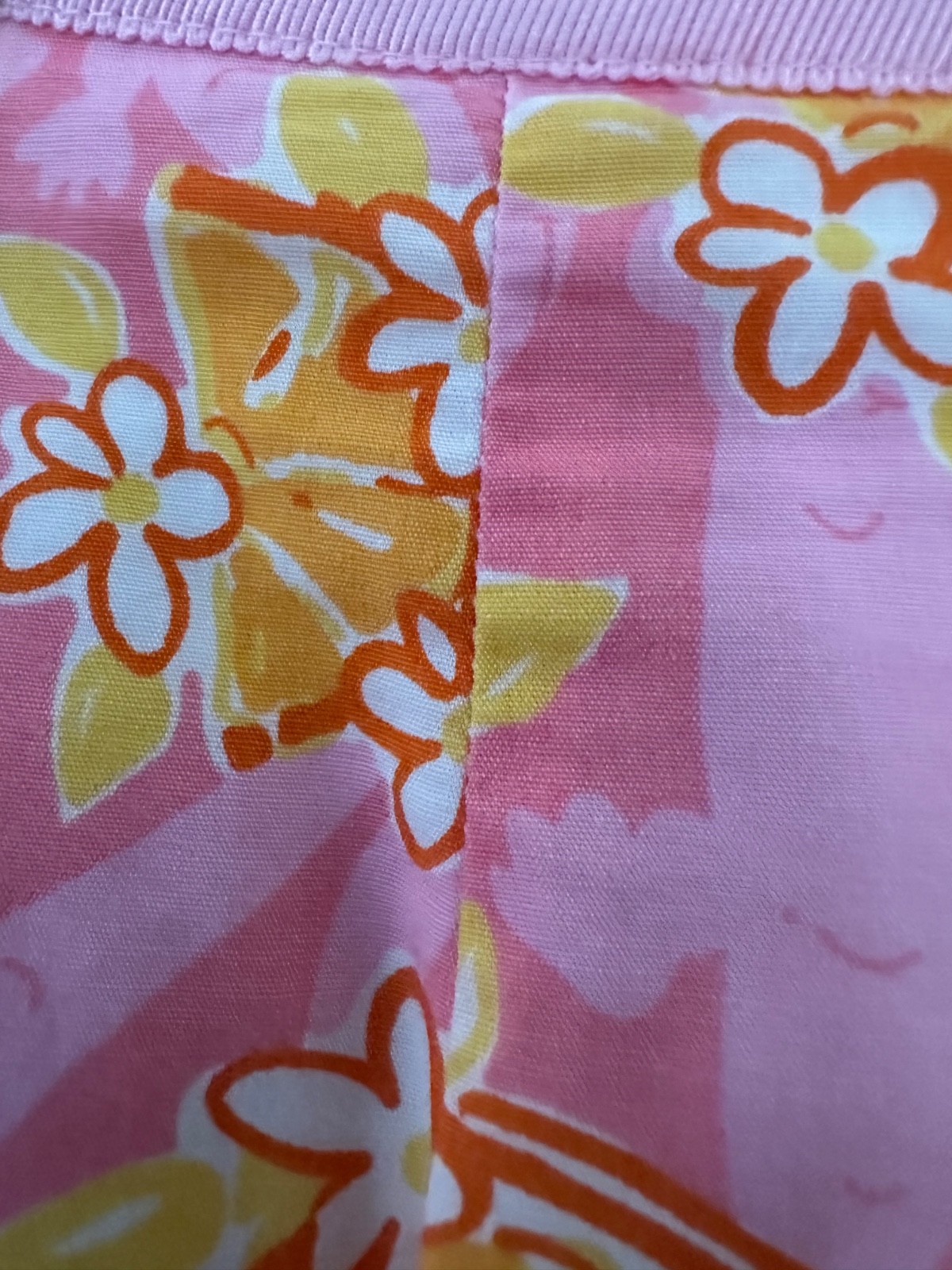 80’s Vintage Lily Pulitzer Orange Blossom Floral Skirt 12 SWEET!