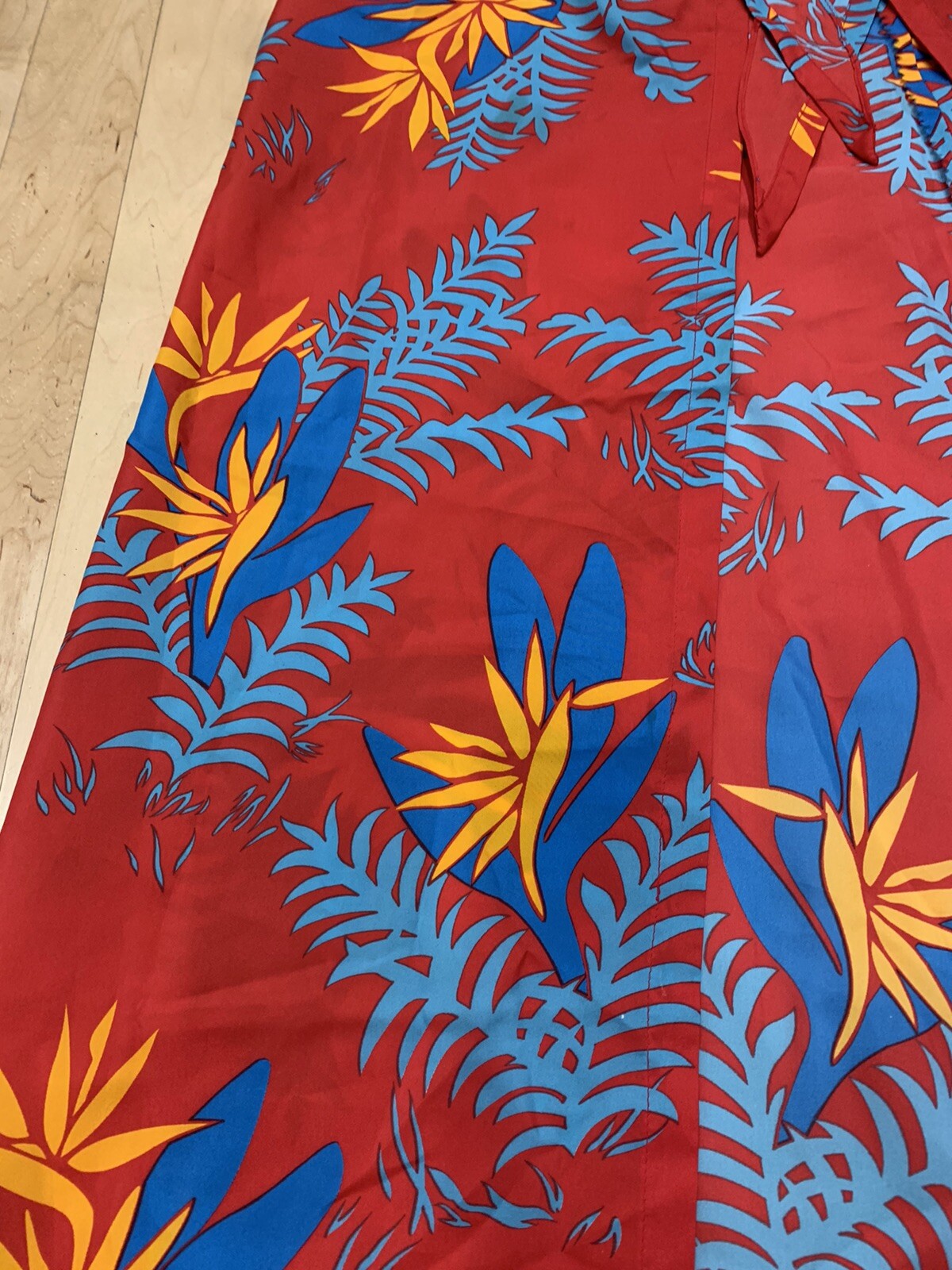 Vintage Pomare Hawaii Hawaiian Sun Beach Skirt NOS EUC HTF Bright Coverup Wrap