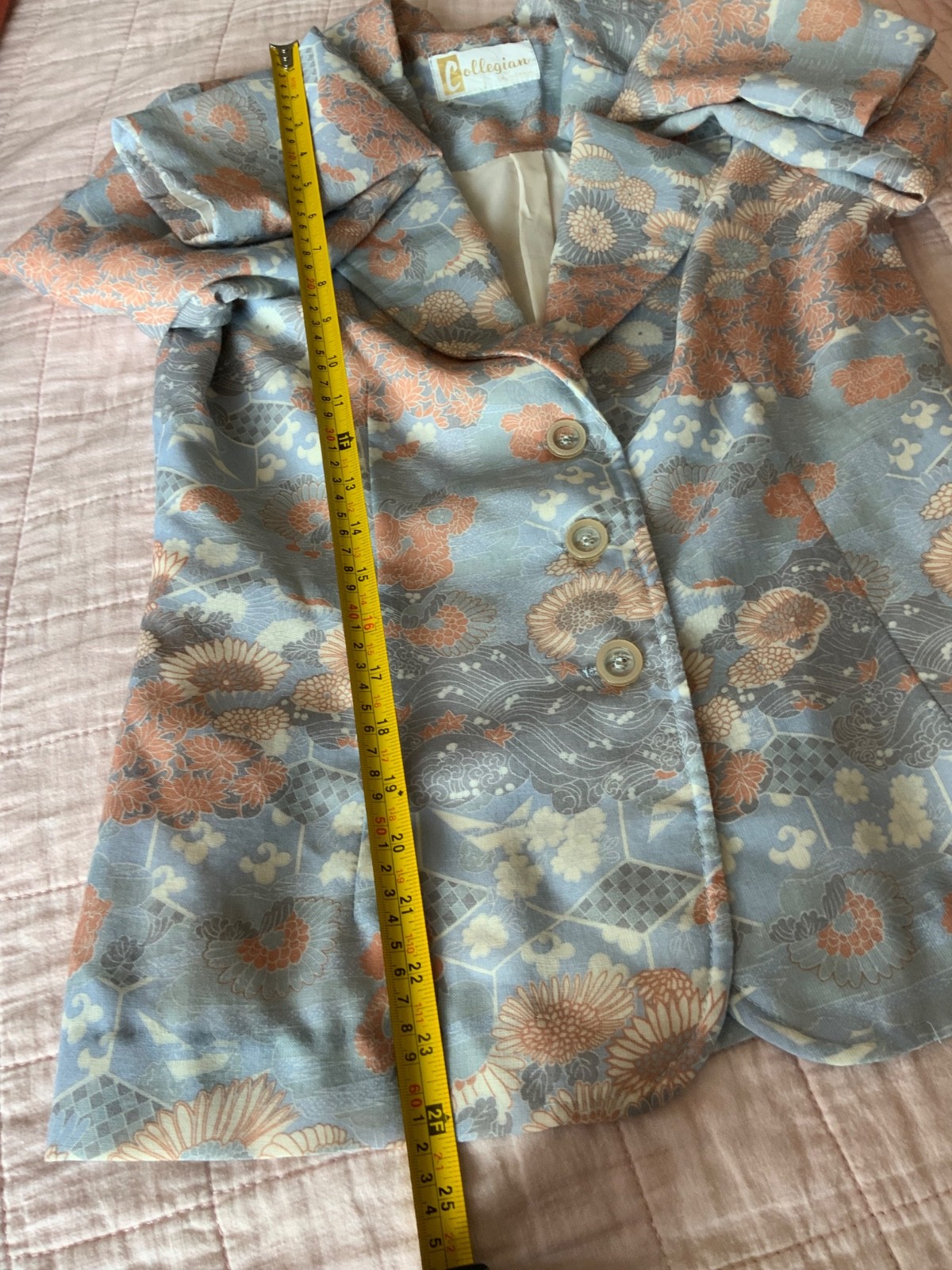 Vintage Collegian of California Asian inspired Blazer