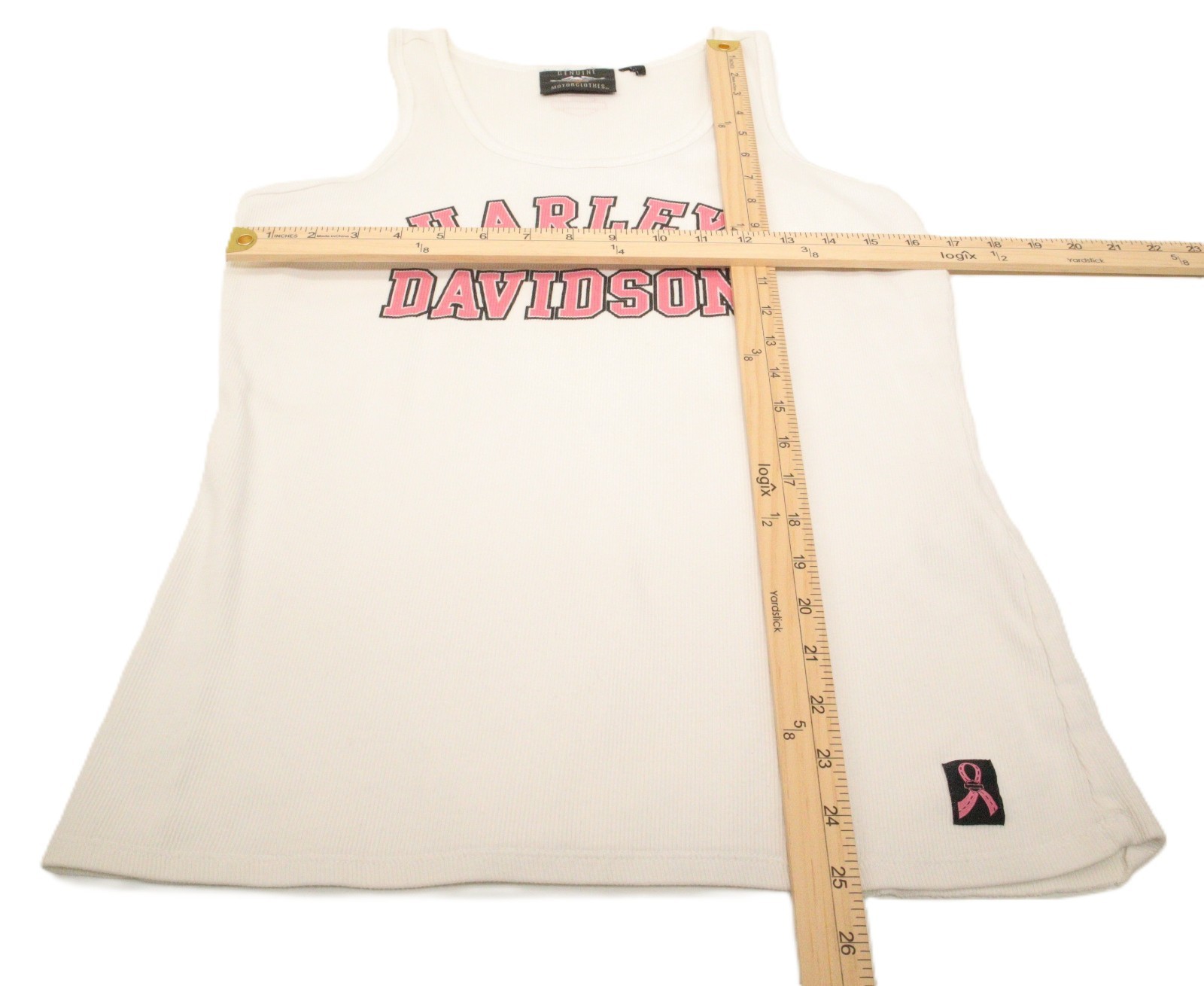 Harley-Davidson Women’s Medium Tank Top Pink Breast Cancer Awareness T0353