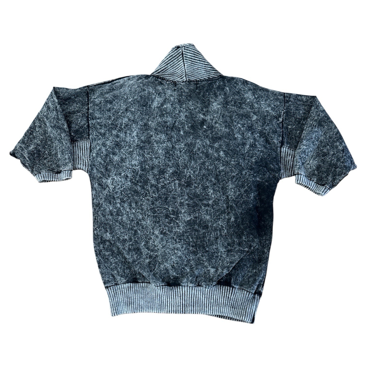 VTG Organically Grown 80s Grunge Punk Button Gray/Black Sweater Shirt Women’s S