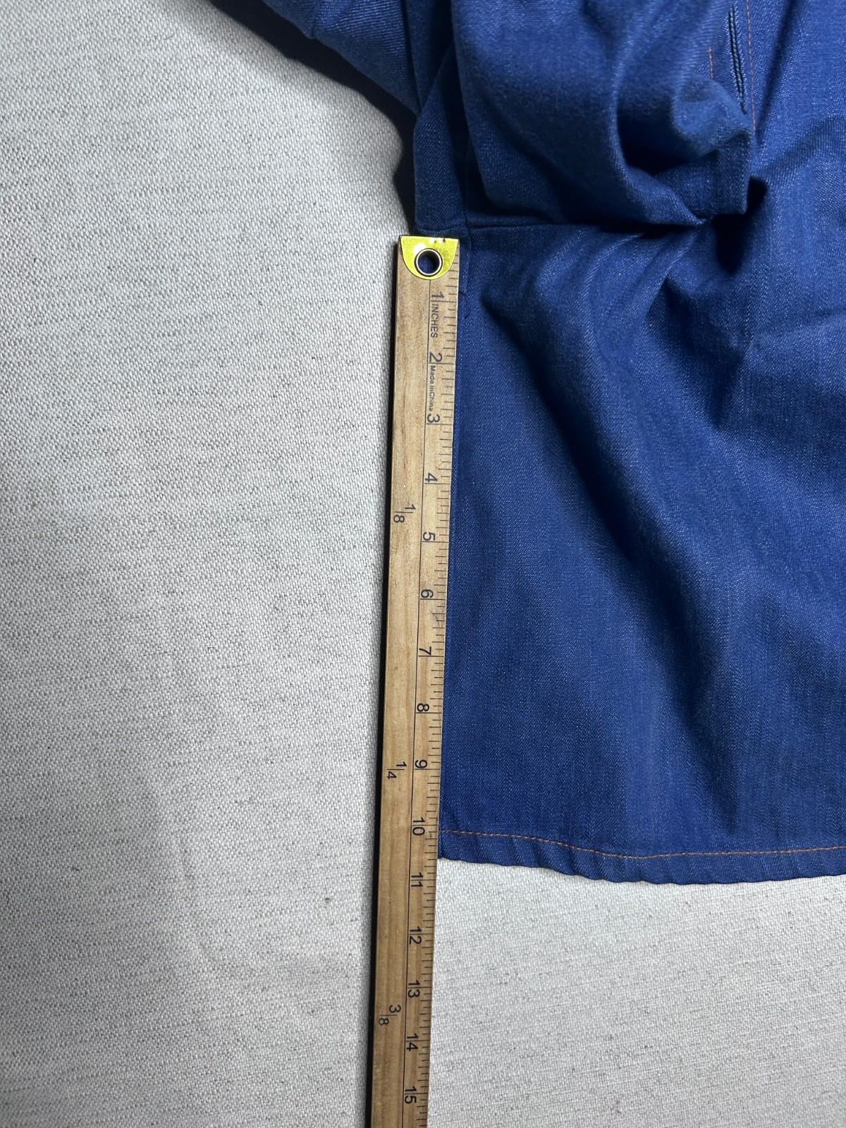 VTG 70s Sears Denim Culottes Skort High Waist Wide Leg Shorts Belted Sz 24 25 26