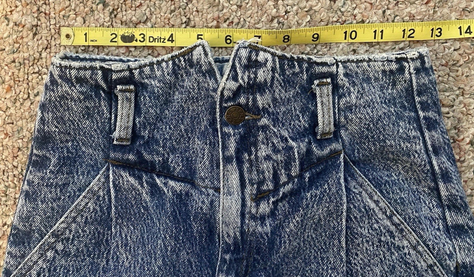VINTAGE Women’s Zena Jeans High Rise Pleated Med Wash Size 7 Mom Jeans 80s
