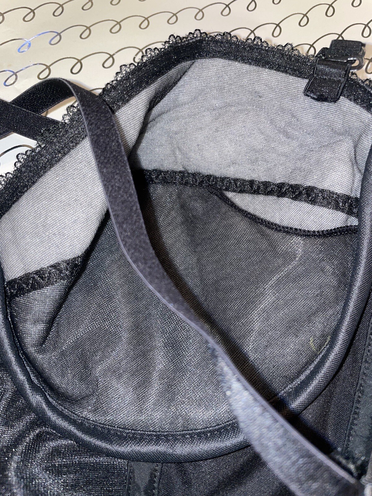 Sophistique by Smoothie Black Corset Shaper Multi-way Teddy 38C 38 VTG NOS