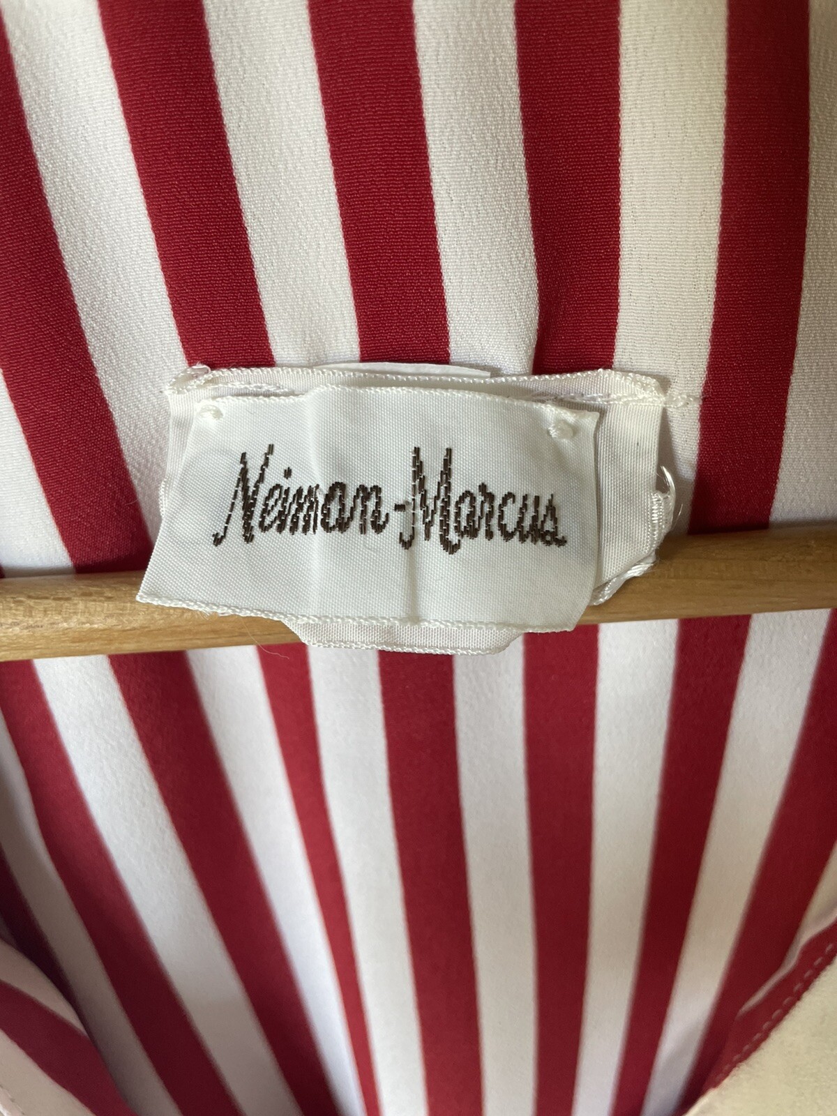 VTG 80s NIEMAN MARCUS ~ CHARLES ALAN Sz 12 Striped Dressy Blouse Shell Top