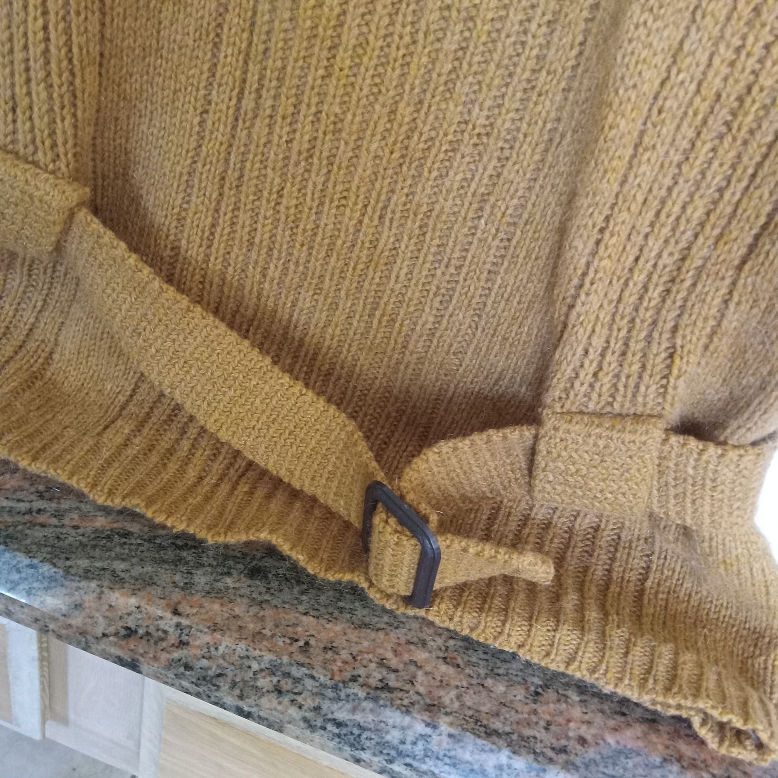 Vintage 1950s Jersild Wisconsin Wool Belted Knit Sweater