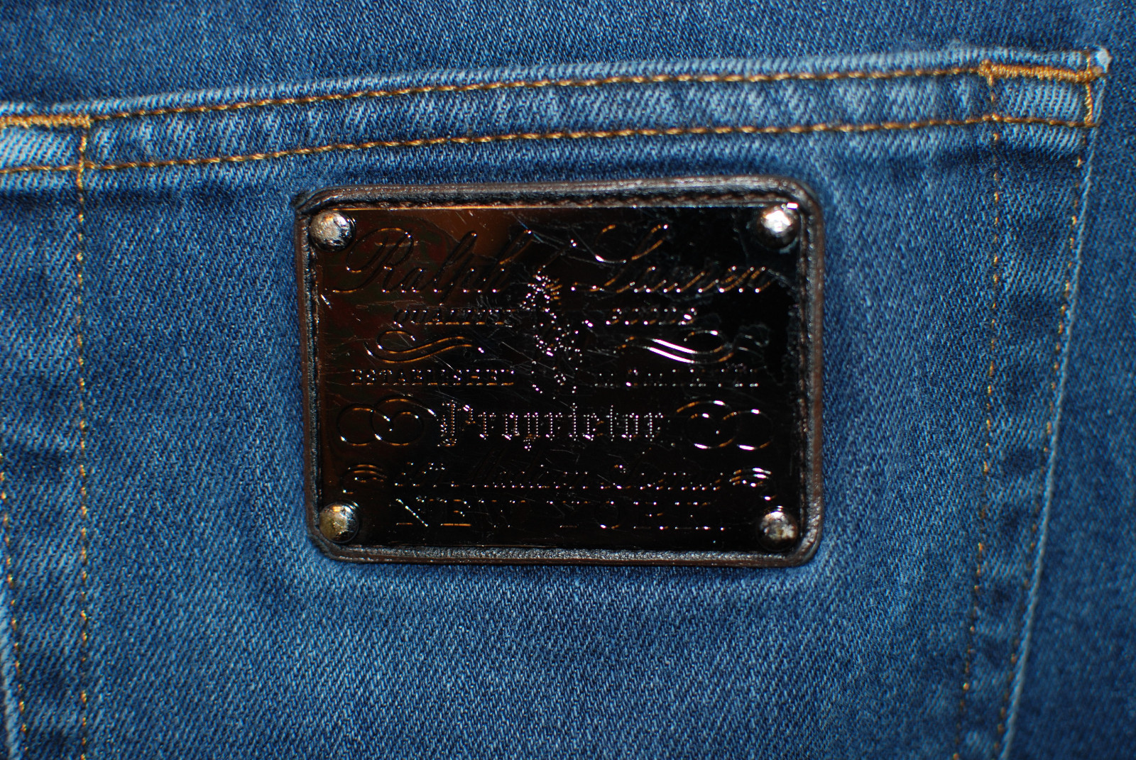 Vintage Polo Ralph Lauren 888 Womens Denim Jeans Metal Size 31 (33 x 33 1/2) GUC