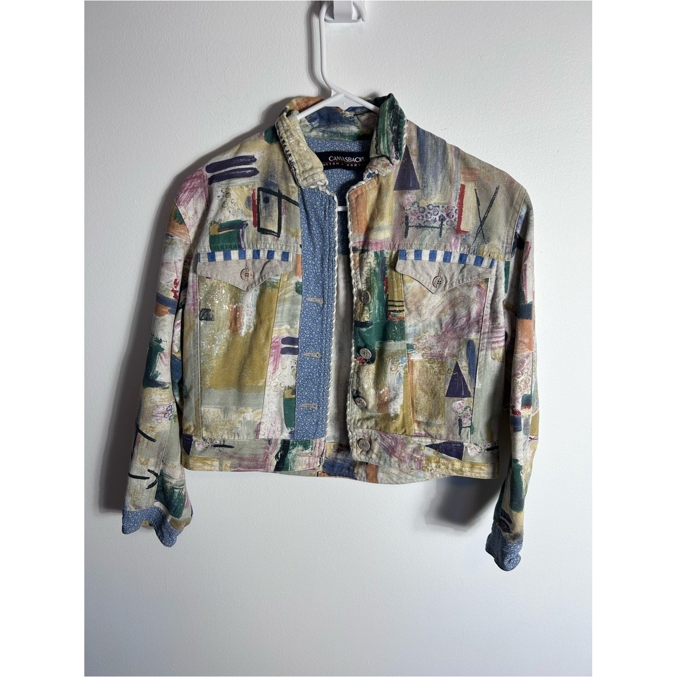 Canvasbacks Vintage Painted Denim Jacket – XS