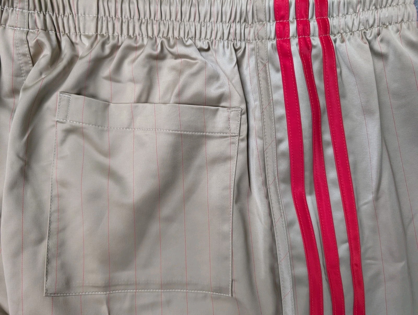 ADIDAS New Sprinter Glanz Shorts M Backham Sports Vintage Beige Football Gym