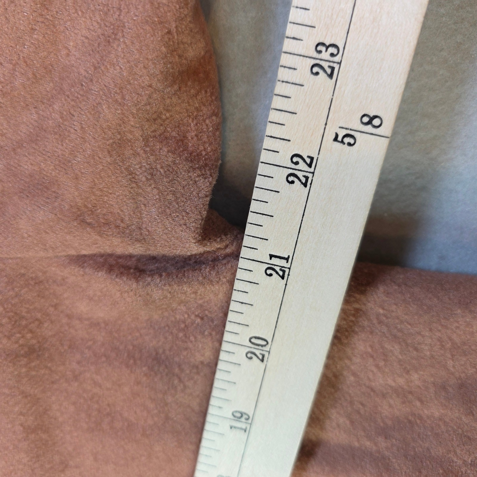 Vintage After All Terracotta Striped Trim Wrap Robe One Size Earthy Loungewear