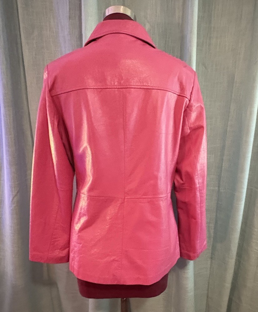 Y2K vintage pink Wilsons Pelle Studio leather jacket – women’s XL SPRING JACKET