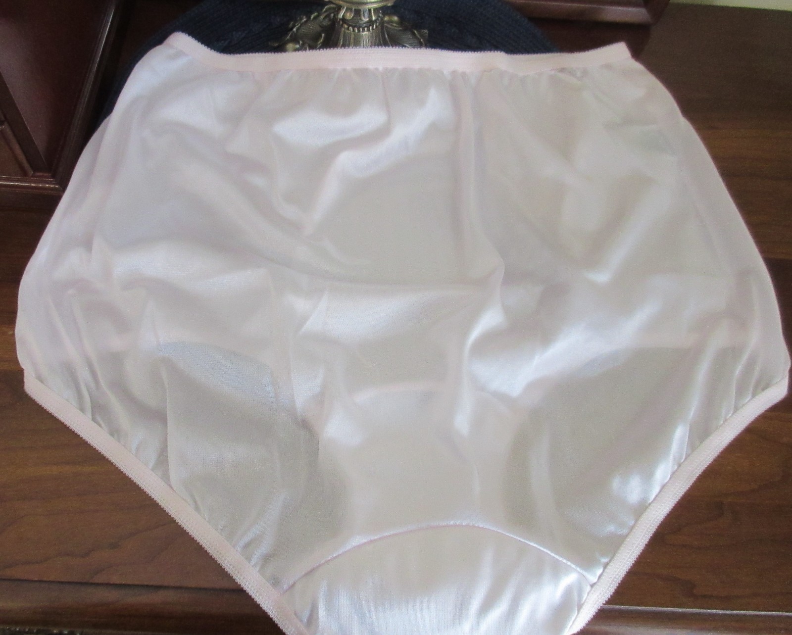 NOS DIXIE BELLE PINK SISSY hi waist GRANNY pillow ta EMBROIDERY panties sz 9/2XL