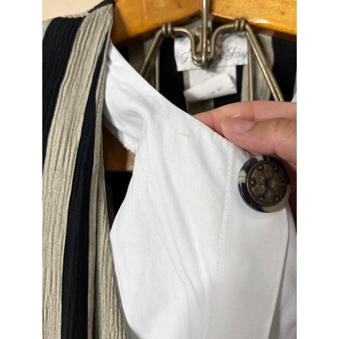Pride And Joy Pant Set Size 10 Black Striped 3 Button Vest Layered Look Vintage