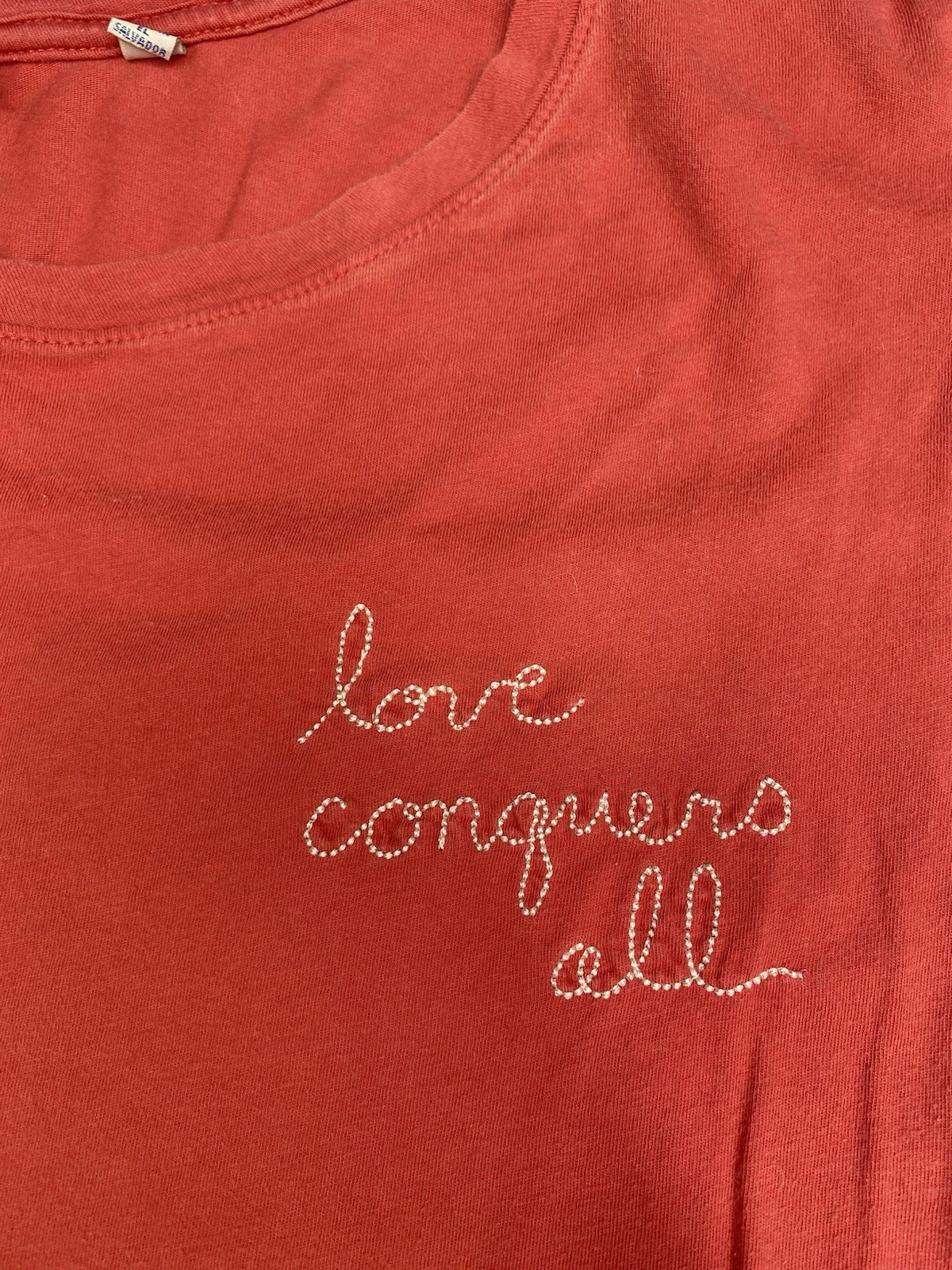 Vintage Junk Food Embroidered Wonder Woman Size M T-Shirt Red Made In USA