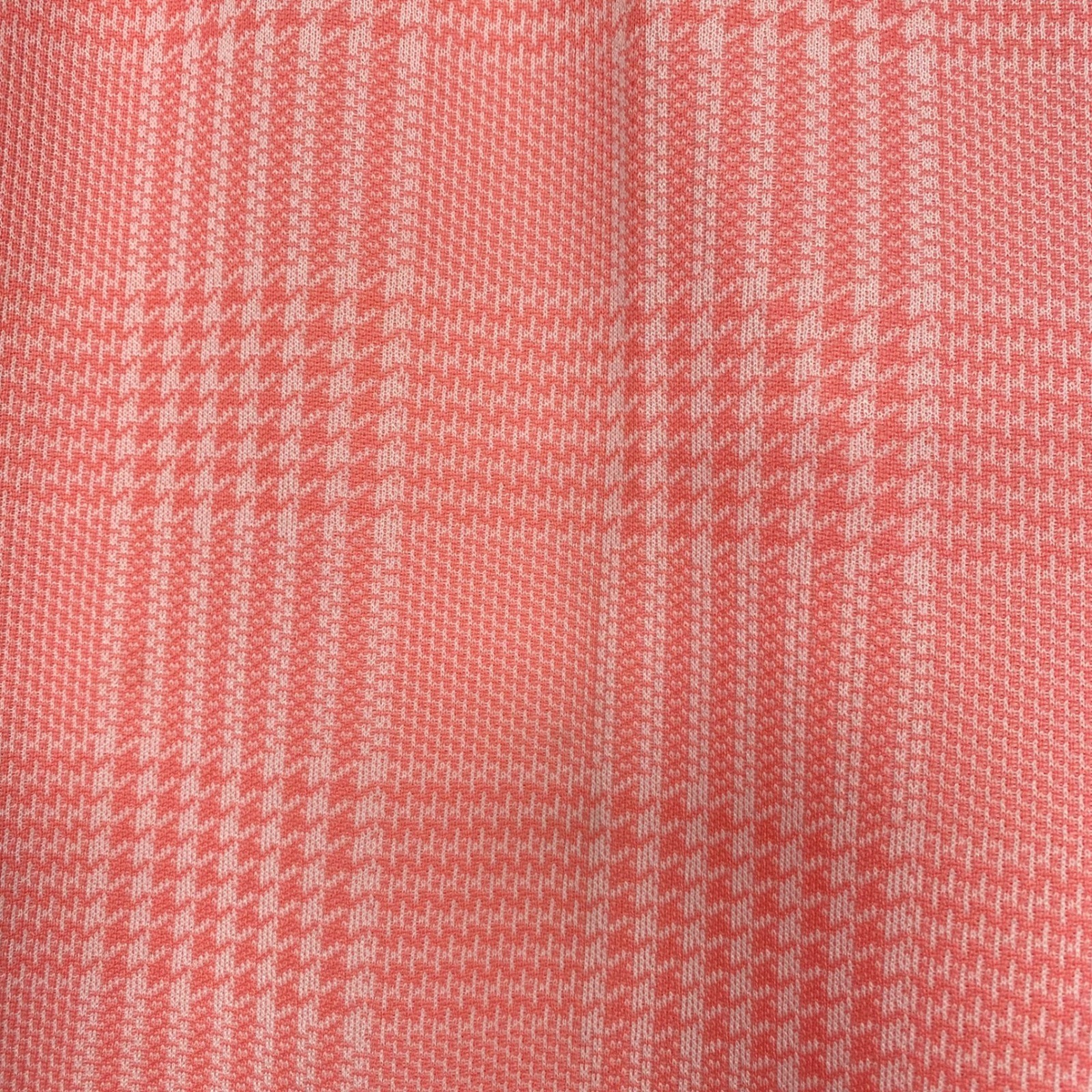 Beeline Fashions Women Pants 16 Pink Glen Plaid Vintage High Waist Wide Leg 70s