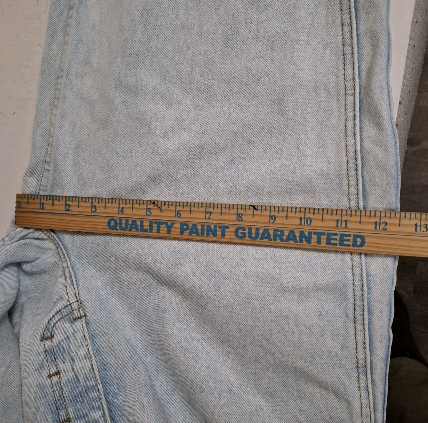 VTG Lawman Jeans Women Sz 13 Western High-Waist Light Wash Tapper Denim Pant 80s