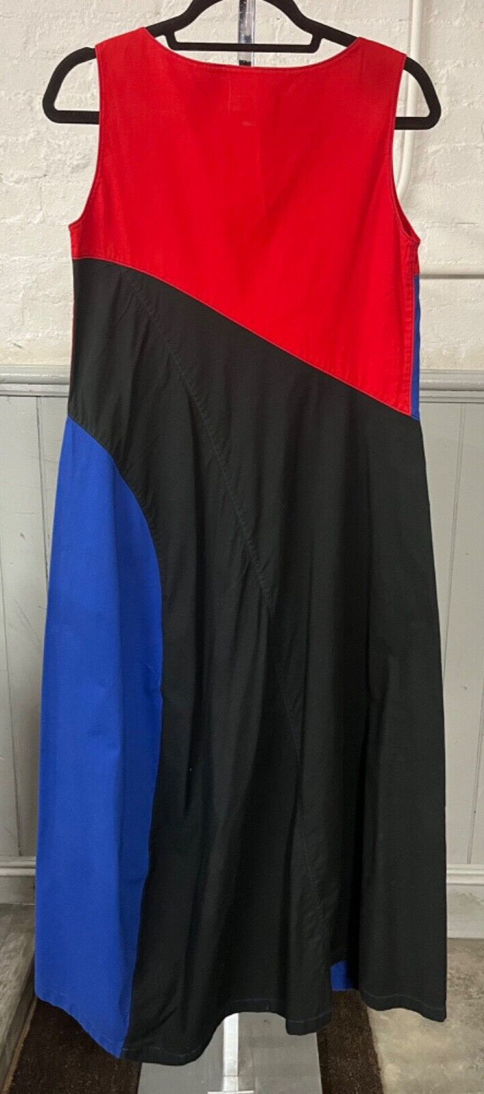 Issey Miyake Color Blocked Sack Dress
