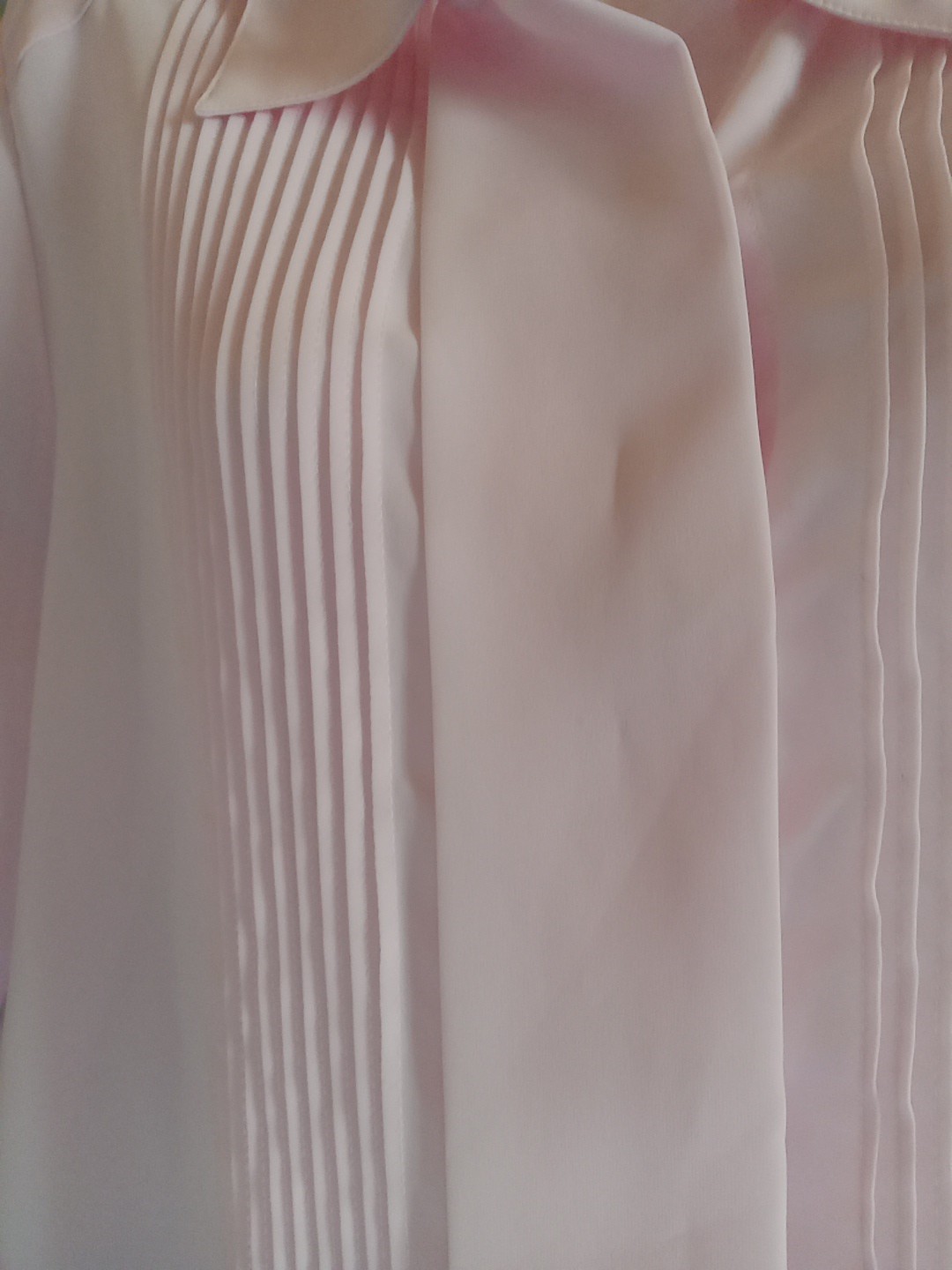 christie jill blouse vintage Baby Pink Sz 12 Cottagecore Grannycore